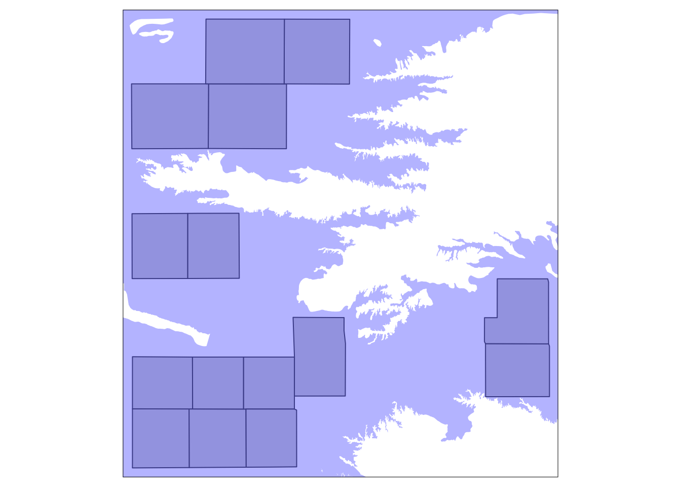 Kansas counties that are completely within the HPA boundary